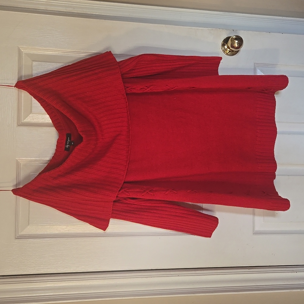 Off the shoulder sweater